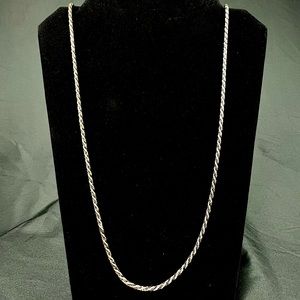 Vintage Black and Gold Rope Chain